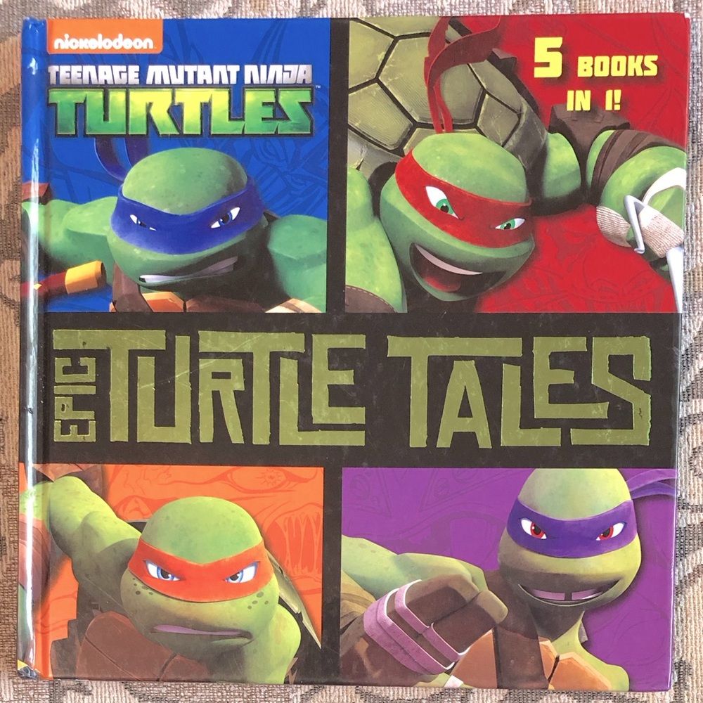 4/$20 Teenage Mutant Ninja Turtles Epic Turtle Tales Hardcover Book 5 Books-in-1